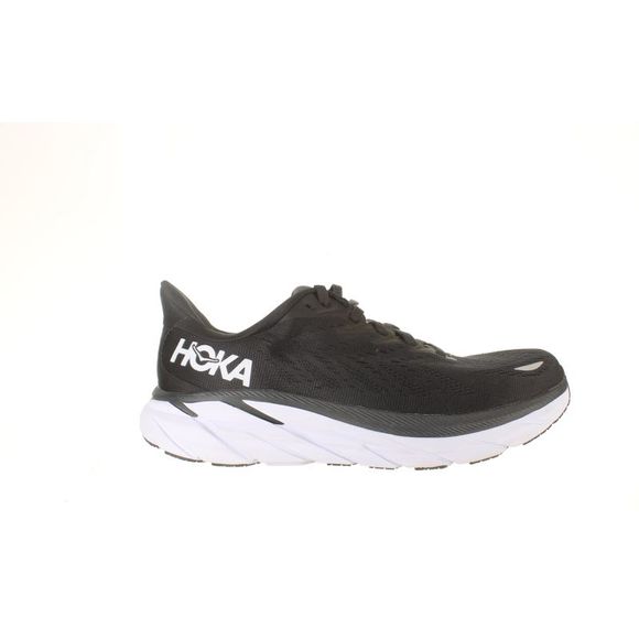 Hoka One One Shoes - Hoka One One Womens Clifton 8 Black Running Shoes Size 8 Wide (C,D, W)